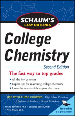 Schaum\'s Easy Outlines of College Chemistry, Second Edition (Rosenberg Jerome)
