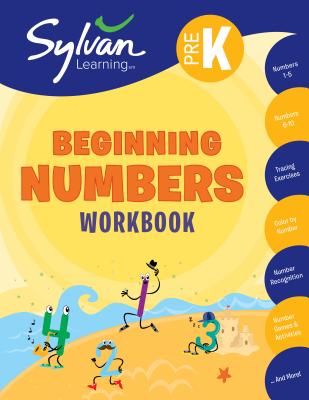 Levně Pre-K Beginning Numbers Workbook: Activities, Exercises, and Tips to Help Catch Up, Keep Up, and Get Ahead (Sylvan Learning)(Paperback)