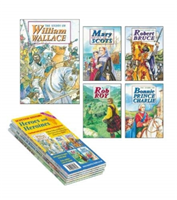 Scottish History - Heroes and Heroines 5 book pack: William Wallace; Robert Bruce; Mary Queen of Scots; Rob Roy; Bonnie Prince Charlie (Ross David)(Pevná vazba)