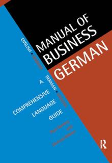 Manual of Business German: A Comprehensive Language Guide